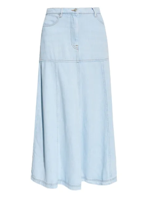 MUNTHE Tuxya denim maxi skirt Blue 251121425110