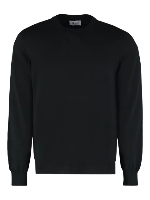 THE (Alphabet) cotton crew-neck sweatshirt Black TCGRU5014PIUMA