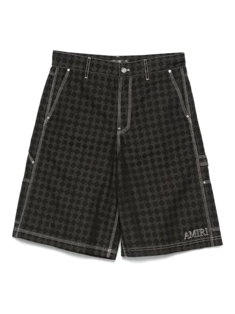 AMIRI geometric-print shorts Grey AMSHCA1091