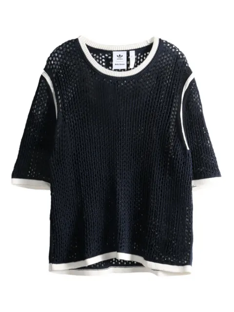 adidas x Wales Bonner crochet T-shirt Blue KA7052