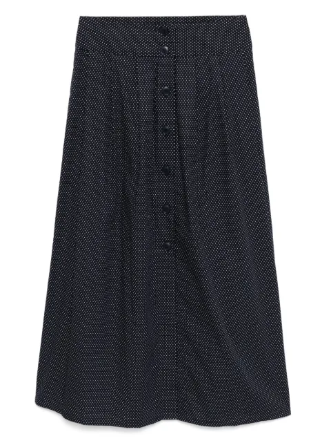 agnès b. polka dot print skirt Blue O843IZ74