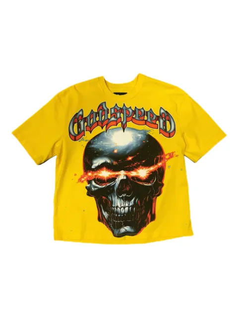 GODSPEED Galaxsee graphic T-shirt Yellow 2B8VLE28