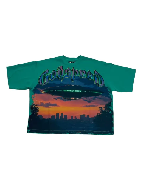 GODSPEED U.A.P graphic T-shirt Green 01D4YMD8