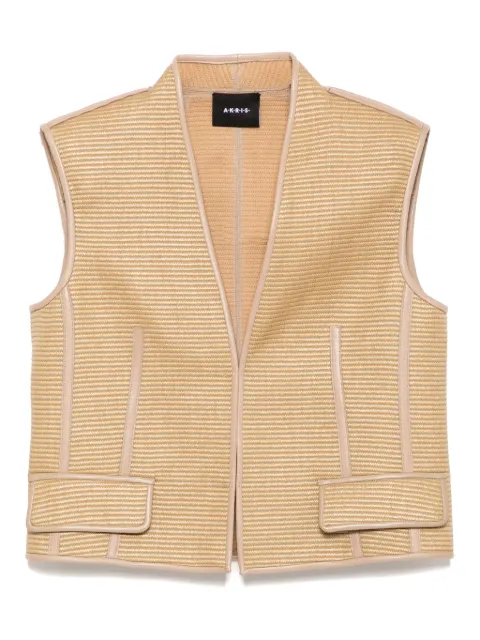 Akris sleeveless gilet Brown 606200