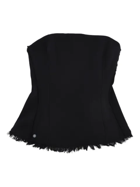 SIMKHAI Theodora fringed top Black 2252226F