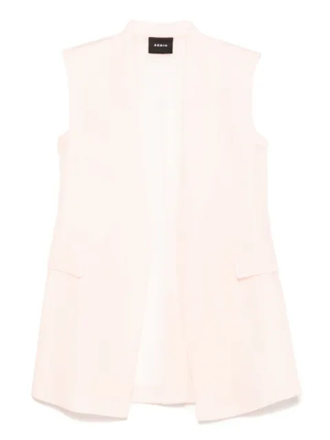 Akris sheer silk gilet Pink 613710