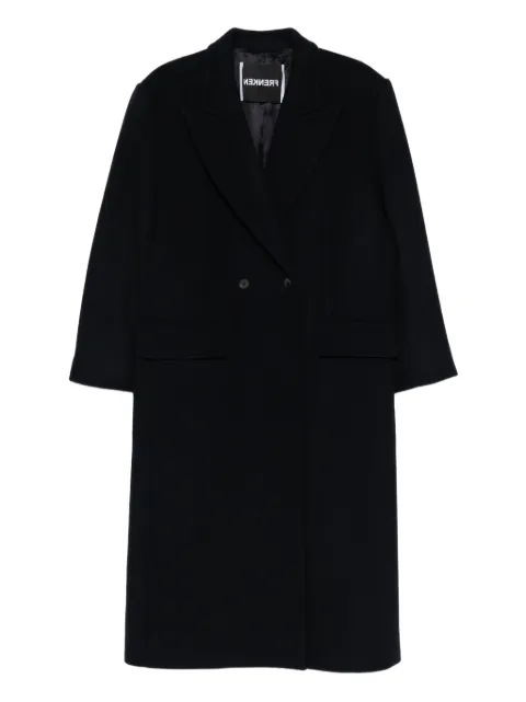 Frenken double-breasted coat Blue 254901689