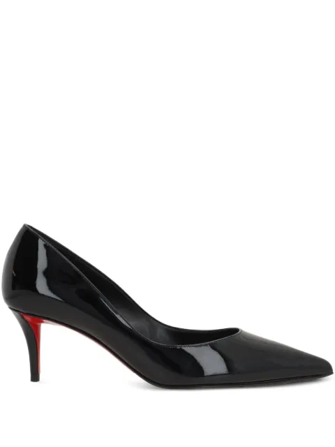 Christian Louboutin Miss Z leather pointed-toe pumps Black 1250938B439