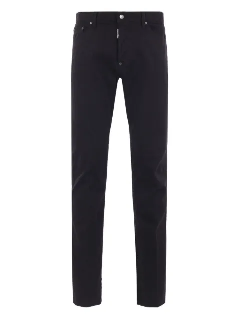 DSQUARED2 logo-plaque jeans Black S74LB1742S39781
