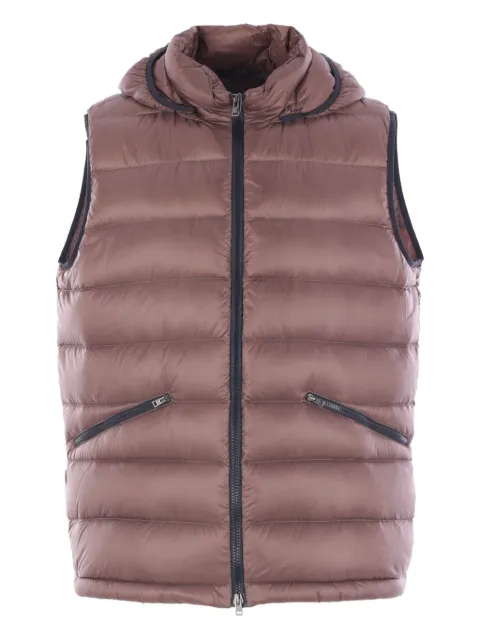 Herno hooded quilted gilet Brown PI001300U12020Z