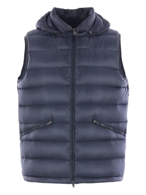 Herno hooded quilted gilet Blue PI001300U12020Z
