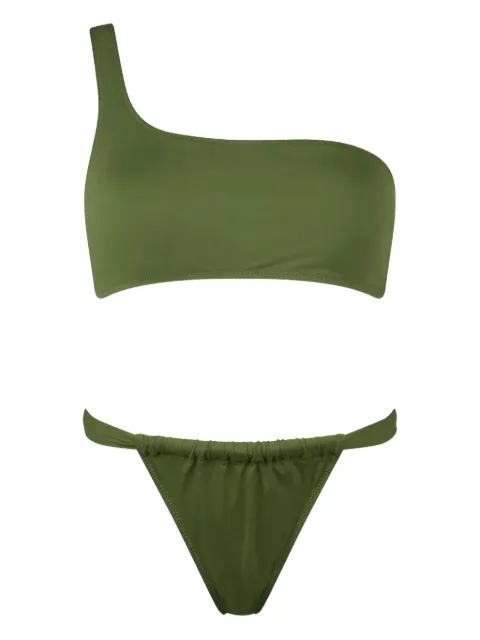MC2 Saint Barth Celestine Noelle one-shoulder bikini top Green CELE001NOE000100019H