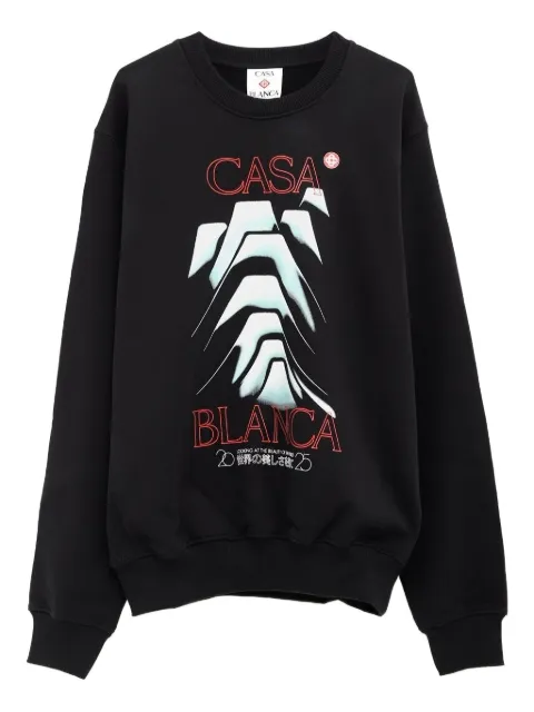 Casablanca graphic-print sweatshirt Black MPF25JTP29305