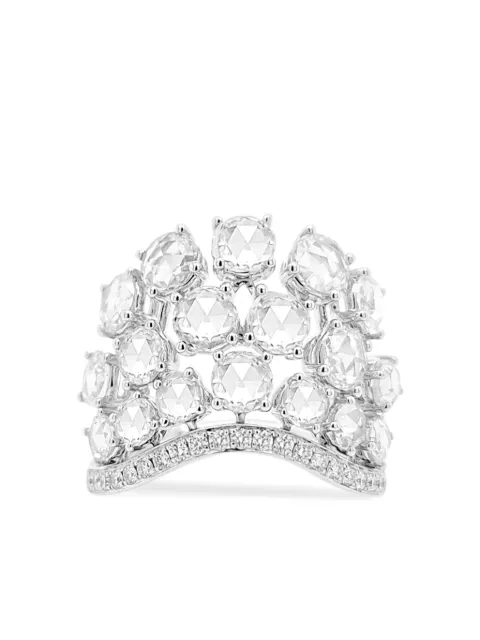 HYT Jewelry 18K white gold diamond ring White R1186HR