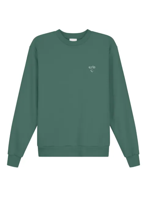 Arte Antwerp logo sweatshirt Green AW25110C
