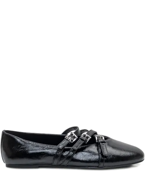 Michael Michael Kors buckle-detail ballet flats Black 40T51DFP1L