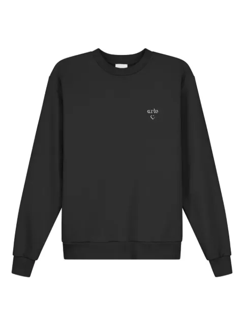 Arte Antwerp cotton sweatshirt Black AW25110C
