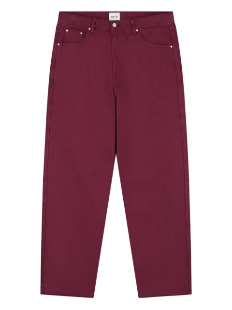 Arte Antwerp logo-print jeans Red AW25080P
