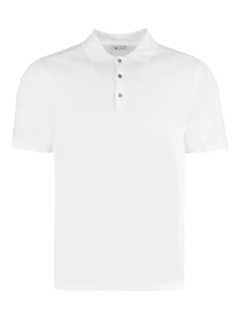 THE (Alphabet) buttoned polo shirt White TCTPOU5140MCGIZA