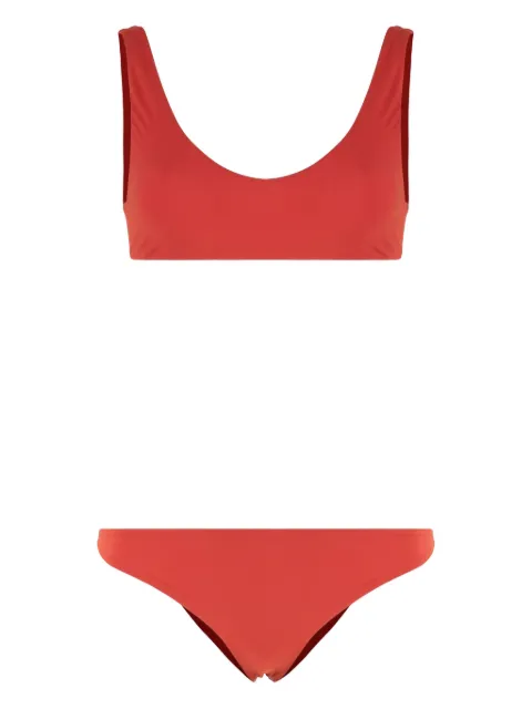LIDO Ottantauno tie-back bandeau bikini Orange OTTANTUNO