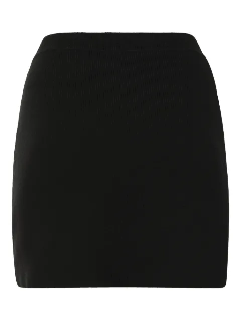 KHAITE knitted mini skirt Black 9625727K727
