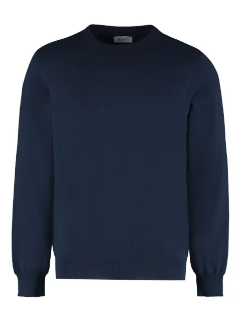 THE (Alphabet) cotton sweater Blue TCGRU5014PIUMA
