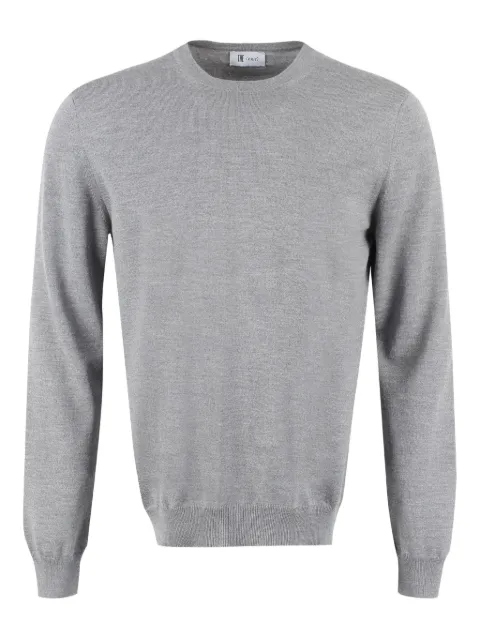 THE (Alphabet) crew-neck wool sweater Grey TCGRU2101RMERICASH