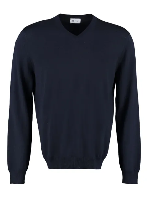 THE (Alphabet) wool sweater Blue TCGRU2101RMERICASH