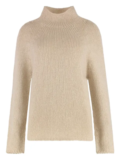 THE (Alphabet) turtleneck cashmere sweater Neutrals K20813Q0K030Q