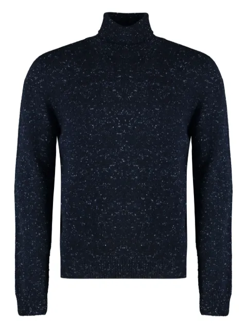 THE (Alphabet) turtleneck speckled cashmere sweater Blue K208U4Q0Q120Q