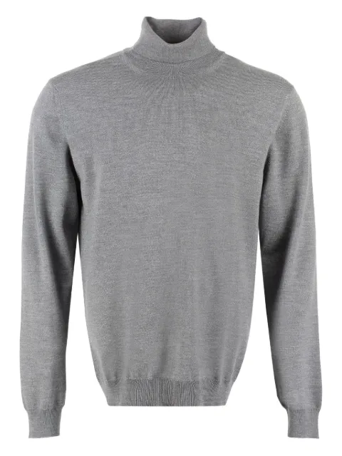 THE (Alphabet) turtleneck wool sweater Grey TCDVU2101RMERICASH