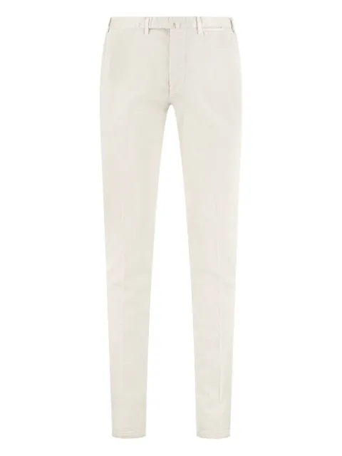 THE (Alphabet) cotton-blend chino trousers White 594TDSE1081