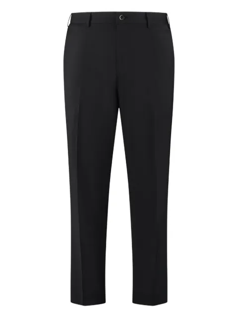 THE (Alphabet) front-crease tailored trousers Black IRNOE2489