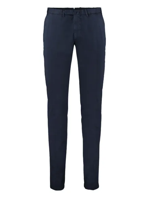 THE (Alphabet) stretch-cotton chino trousers Blue 594TDSE1081