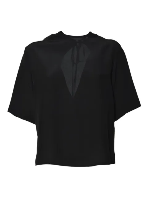 Covert open-back blouse Black CW5235CS03999