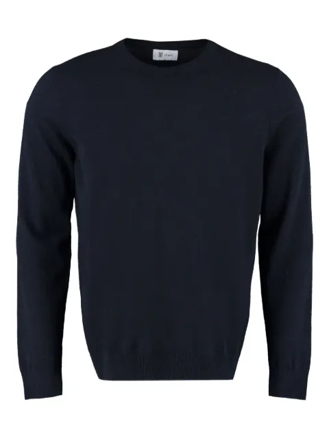 THE (Alphabet) THE (Knit) crew-neck jumper Black TCGRU0301RCASHPOLY