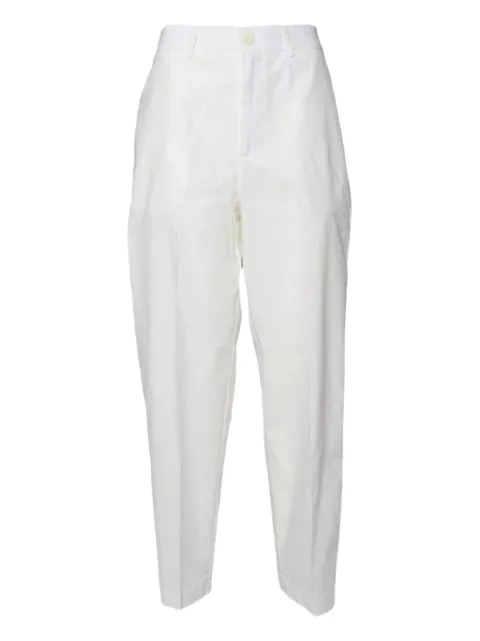 SOLOTRE cotton trousers White M1D0149A01