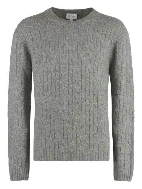 THE (Alphabet) cable-knit sweater Grey K108U0Q6F080Q