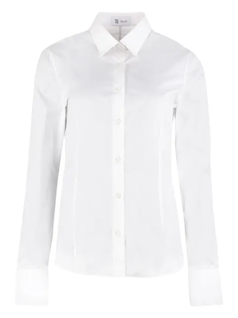 THE (Alphabet) cotton-blend shirt White W06LEADER