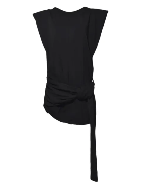 Nineminutes ruched top Black 25SSNAB0003