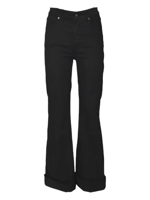 SOLOTRE flared jeans Black M1D0203A99