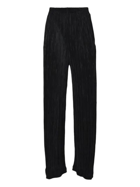 SOLOTRE pleated trousers Black M1D0072A99