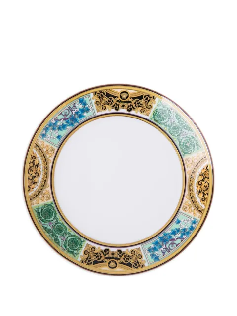 Versace Home baroque-patterned plate (21cm) Yellow 1933540372810221
