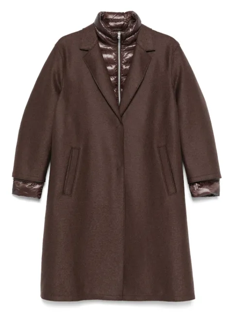 Herno double-layered coat Brown PI00153DR33372