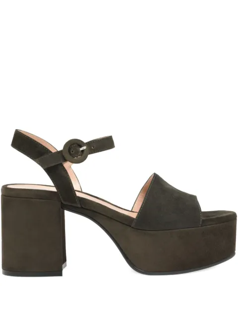 Gianvito Rossi 35mm leather sandals Green G3268435RICCAM