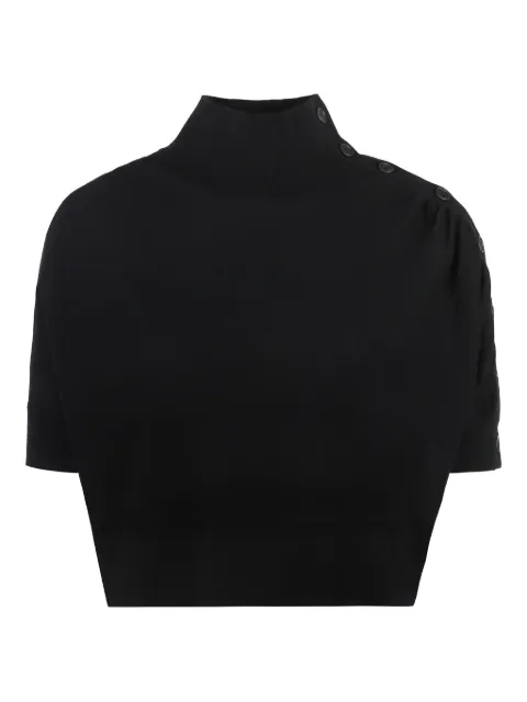 PINKO button-fastening T-shirt Black 103929A189