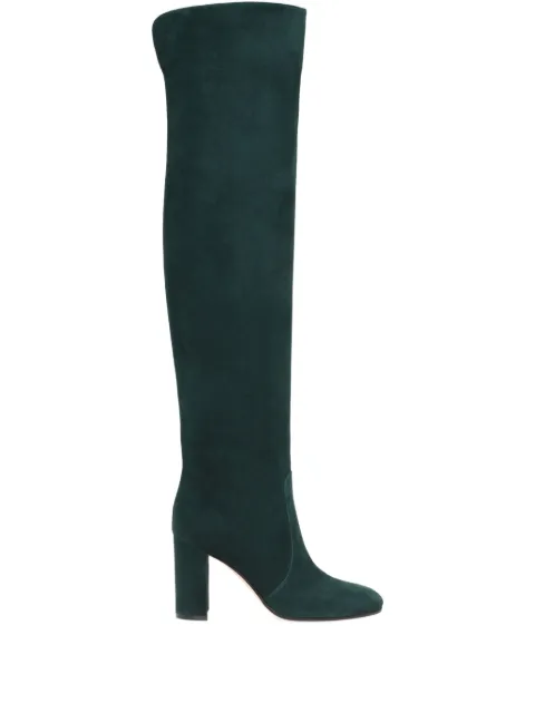 Gianvito Rossi over-the-knee block-heel boots Green G8014585RICC45