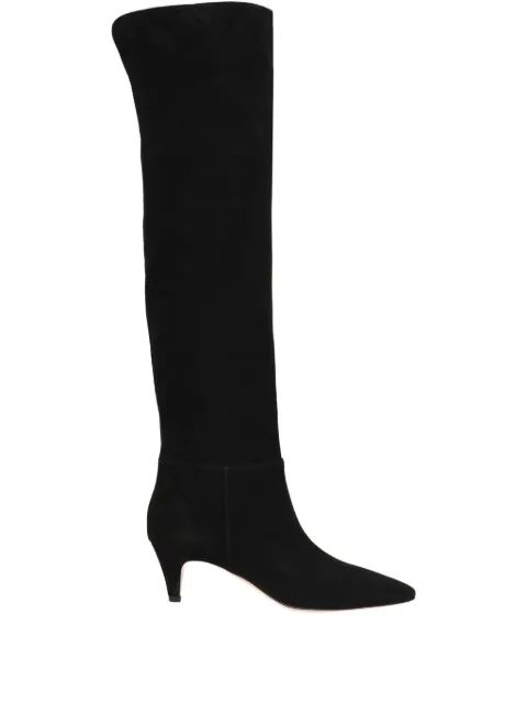 Gianvito Rossi knee-high pointed-toe boots Black G8013855RICC45