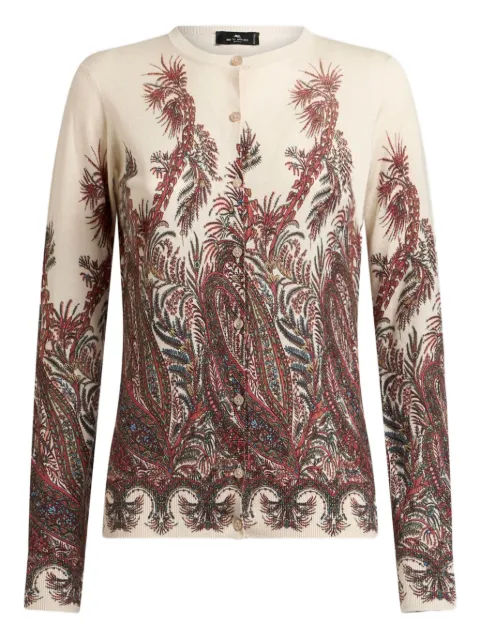 ETRO paisley-print cardigan Neutrals WRKE0023AV752
