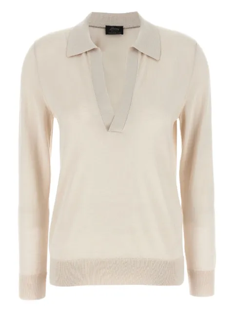 Brioni cashmere-blend sweater Neutrals UMQE0LP1K829595